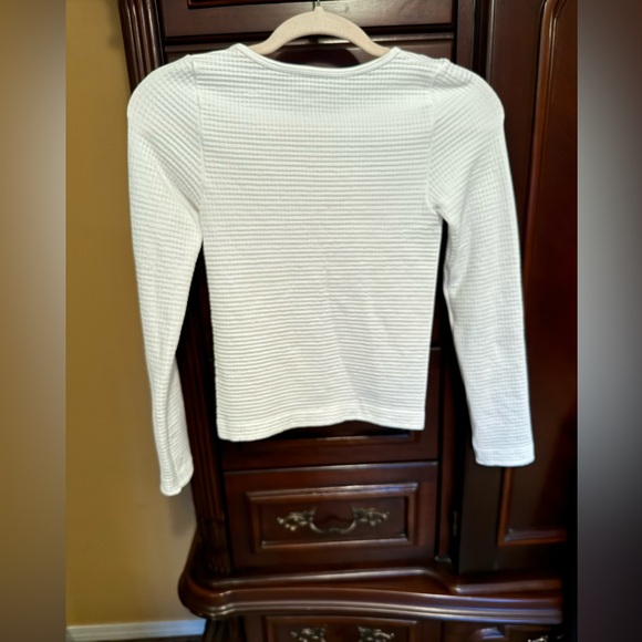 WHITE CROP TOP - Picture 4 of 4